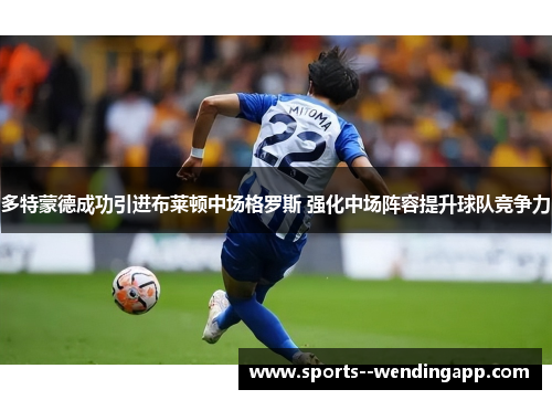 多特蒙德成功引进布莱顿中场格罗斯 强化中场阵容提升球队竞争力 多特蒙德成功引进布莱顿中场格罗斯 强化中场阵容提升球队竞争力